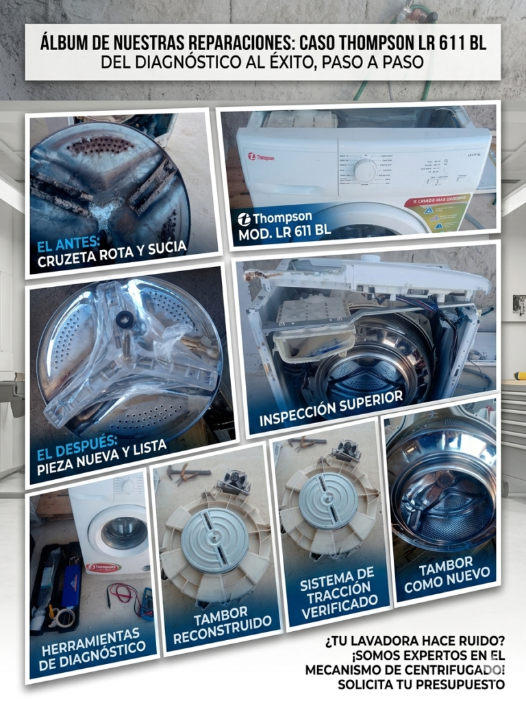 Reparacion lavarropas thompson a domicilio